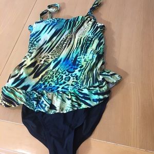 It Figures one piece swim suit